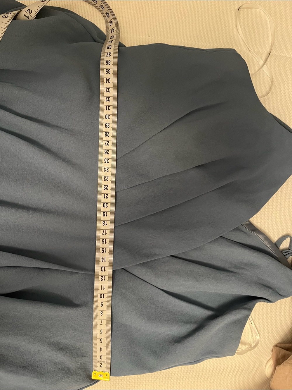Lulu’s Slate Blue Maxi Dress - Women's Formal Gown - Picture 5 of 6